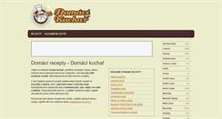 Desktop Screenshot of domaci-kuchar.cz