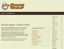 Tablet Screenshot of domaci-kuchar.cz